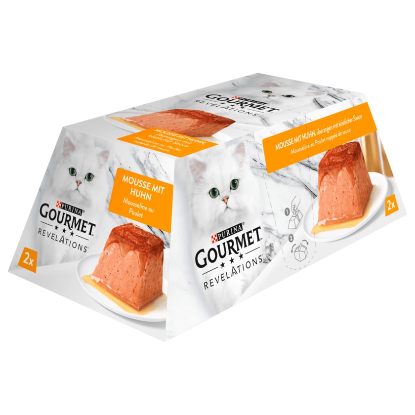 Purina Gourmet Revelations Mousse mit Huhn 2x57g